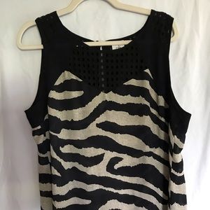 Cabi animal print summer blouse. Size L